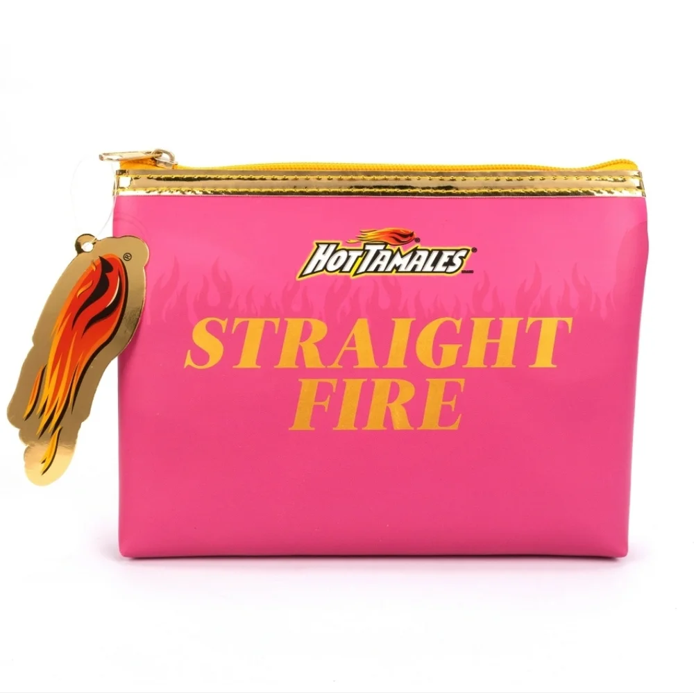 Hot Tamales Makeup Bag -Straight Fire Valentine's Day Collection Limited Edition